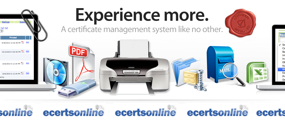 Experience more — certificate management system banner