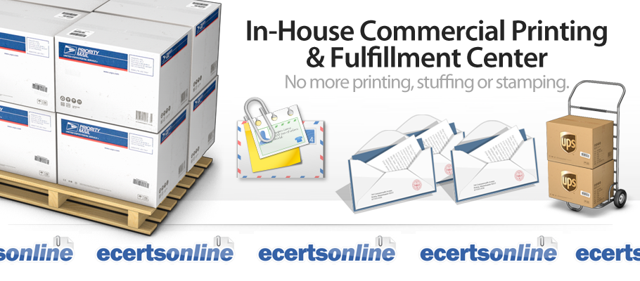 In-House Commercial Printing & Fulfillment Center banner